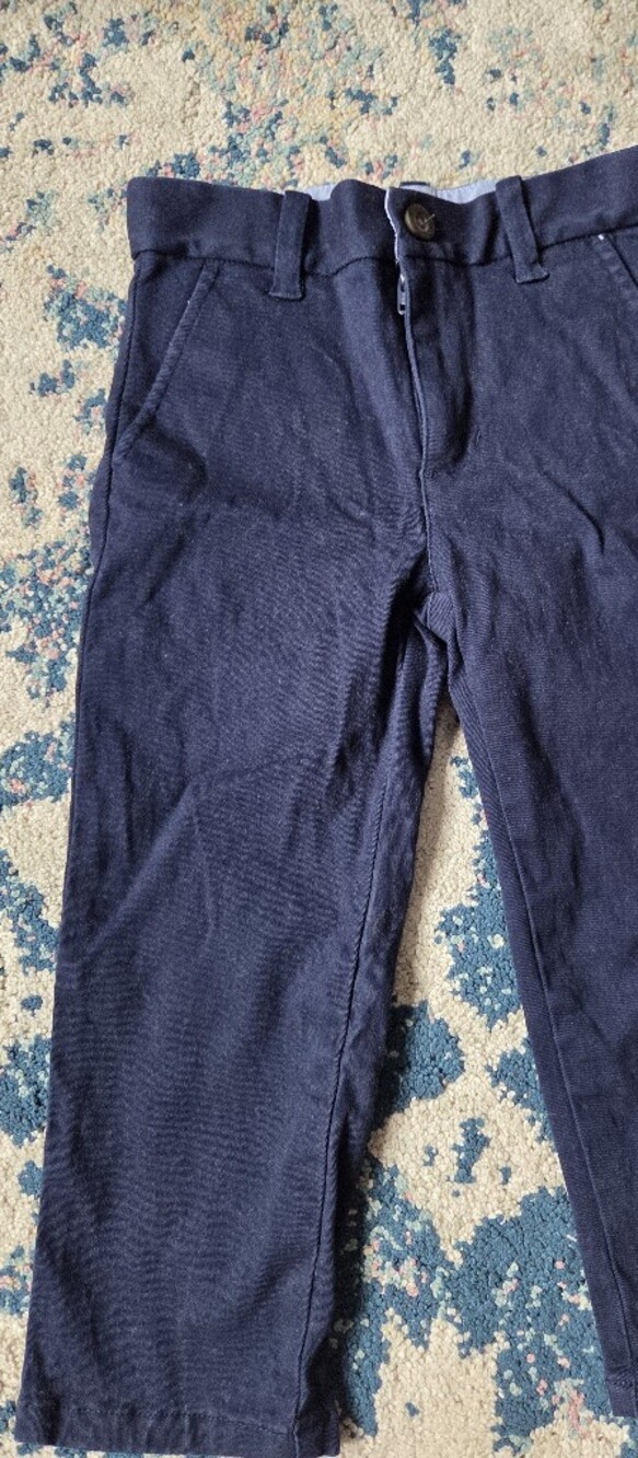 Janie And Jack Kids Navy Blue Chinos